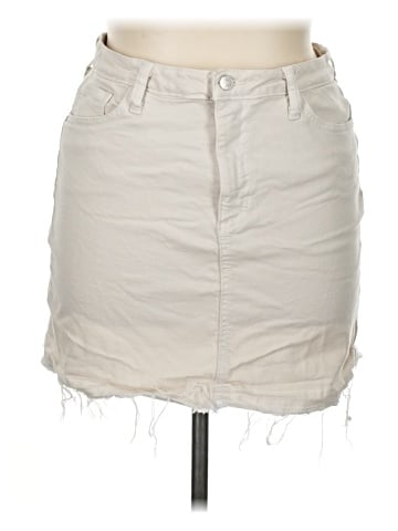 Just Black Denim Skirt (view 1)