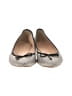 J.Crew Metallic Silver Gold Flats Size 6 - photo 2