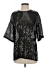 H&M Black 3/4 Sleeve Blouse Size S - photo 1