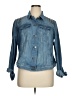 Torrid 100% Cotton Blue Denim Jacket Size 1X Plus (1) - photo 1