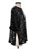 H&M Black 3/4 Sleeve Blouse Size S - photo 4