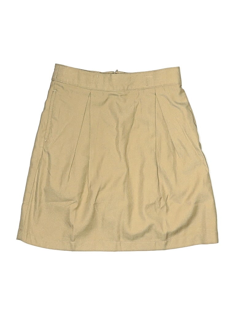 Pre-owned Lands' End Skort In Tan