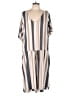 Lularoe Stripes Gray Romper Size 3X - photo 1