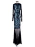 Unbranded Blue Cocktail Dress Size XXS (estimated) - photo 2