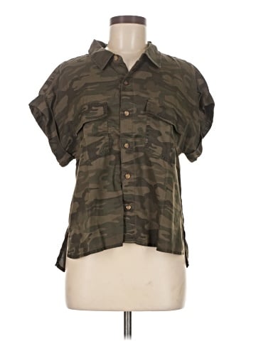 Sanctuary Short Sleeve Button-Down Shirt (view 1)