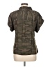 Sanctuary Camo Green Short Sleeve Button-Down Shirt Size M - photo 2