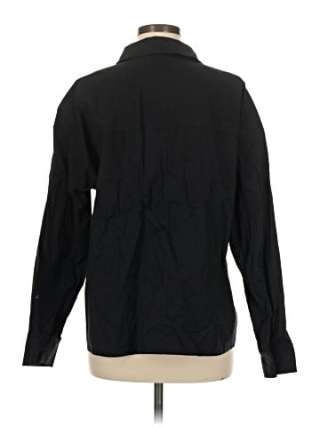 Lafayette 148 New York 3/4 Sleeve Button-Down Shirt (view 2)