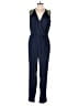 Quinn Solid Blue Jumpsuit Size M - photo 1
