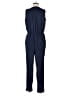 Quinn Solid Blue Jumpsuit Size M - photo 2