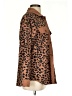 Unbranded 100% Polyester Animal Print Brown Coat Size S - photo 4
