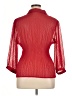 Unbranded 100% Polyester Red Long Sleeve Blouse Size XL - photo 2