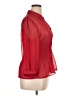 Unbranded 100% Polyester Red Long Sleeve Blouse Size XL - photo 4