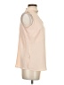 Zac & Rachel 100% Polyester Ivory Sleeveless Blouse Size S - photo 4