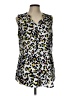 CAbi 100% Polyester Silver Sleeveless Blouse Size L - photo 1