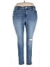 SLINK Jeans Solid Blue Jeans Size 18 - photo 1