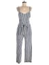 Paige Stripes Blue Jumpsuit Size M - photo 1