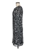Aidan Mattox 100% Polyester Stars Silver Cocktail Dress Size 8 - photo 5