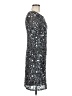 Aidan Mattox 100% Polyester Stars Silver Cocktail Dress Size 8 - photo 4
