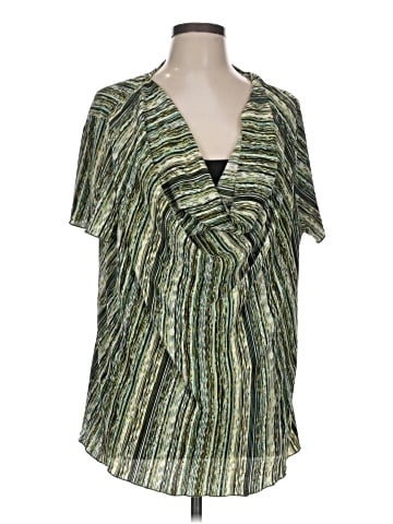 Brittany Black Short Sleeve Blouse (view 1)