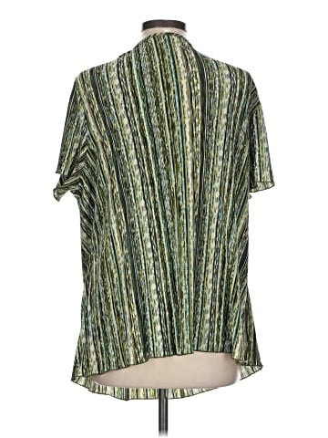 Brittany Black Short Sleeve Blouse (view 2)