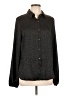 Bucketlist 100% Polyester Animal Print Black Long Sleeve Blouse Size L - photo 1