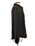 Bucketlist 100% Polyester Animal Print Black Long Sleeve Blouse Size L - photo 4