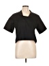 Citrine Grey Black Short Sleeve Top Size L - photo 1