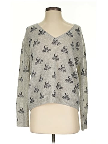 Skull Cashmere Cashmere Pullover Sweater (view 1)