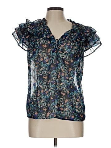 Meet Me in Santorini Short Sleeve Blouse (view 1)