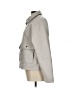 Banana Republic 100% Polyester Solid Gray Coat Size L - photo 5