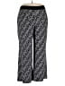Alfani Print Black Casual Pants Size 2X - photo 1