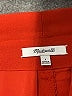 Madewell 100% Polyester Solid Red Casual Pants Size 2 - photo 3