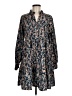 Shein Paisley Blue Casual Dress Size 6 - photo 1