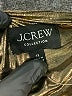 J.Crew Collection 100% Polyester Metallic Gold Cocktail Dress Size 12 - photo 6