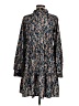 Shein Paisley Blue Casual Dress Size 6 - photo 2