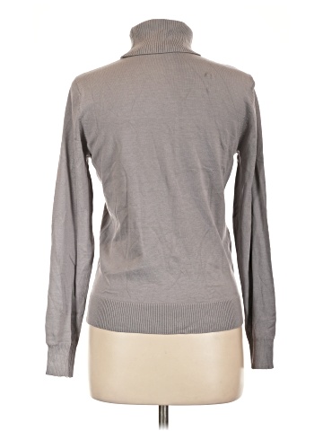 August Silk Turtleneck Sweater (view 2)