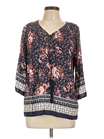 Krazy Kat 3/4 Sleeve Blouse (view 1)