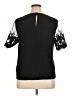 Lulus 100% Polyester Black Short Sleeve Top Size XL - photo 2