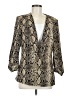 Ellison Animal Print Gold Blazer Size M - photo 1