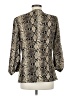 Ellison Animal Print Gold Blazer Size M - photo 2