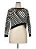 Cotton Emporium 100% Acrylic Polka Dots Black Pullover Sweater Size XL - photo 1