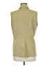 Caroll 100% Cotton Tan Sleeveless Button-Down Shirt Size M - photo 2