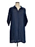 Unbranded 100% Polyester Blue Casual Dress Size 0X - photo 1