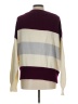 Lucky Brand Color Block Burgundy Pullover Sweater Size L - photo 2