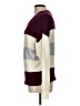 Lucky Brand Color Block Burgundy Pullover Sweater Size L - photo 5