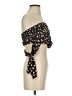 Express 100% Polyester Black Kimono Size S - photo 4