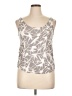 Hurley 100% Viscose Gray Sleeveless Top Size XL - photo 1