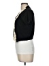 August Silk Ivory Short Sleeve Blouse Size M - photo 5