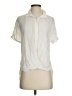 BCBGeneration 100% Rayon Ivory Short Sleeve Blouse Size XS - photo 1