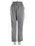 Sienna Sky 100% Polyester Stripes Gray Casual Pants Size S - photo 2